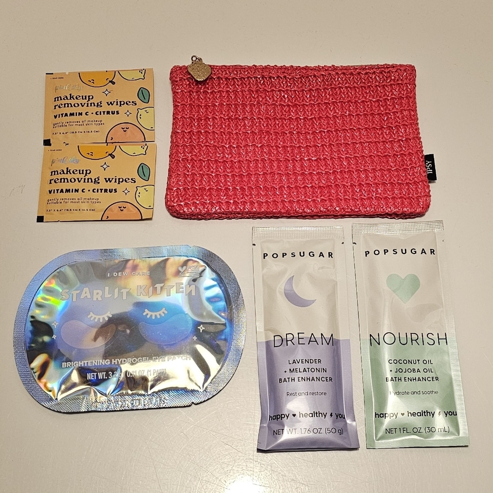 Pink Strawberry 6 Piece Self Care Kit